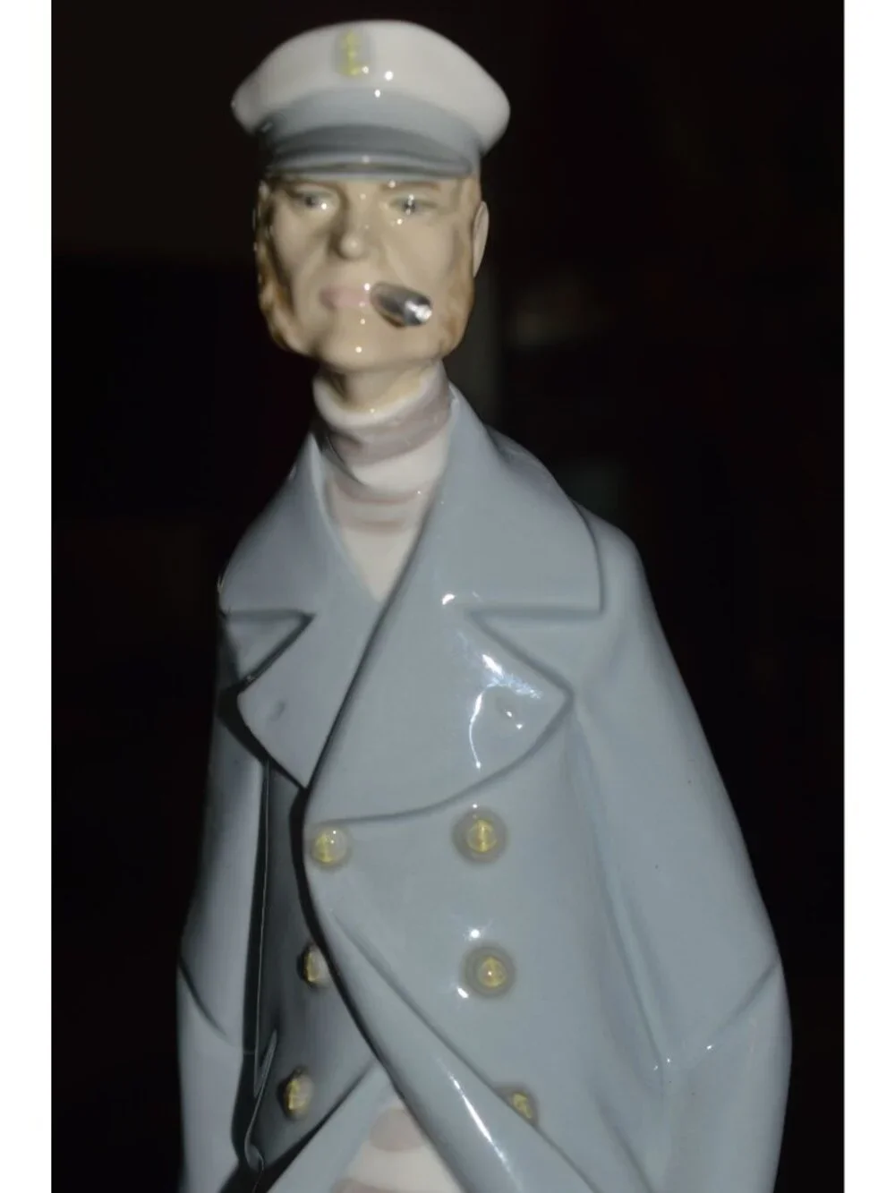 Vintage Lladro Sea Captain Sailor Figurine #4621 Retired 1993 With Pipe REPAIRED
